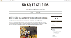 Desktop Screenshot of 50sqftstudios.com